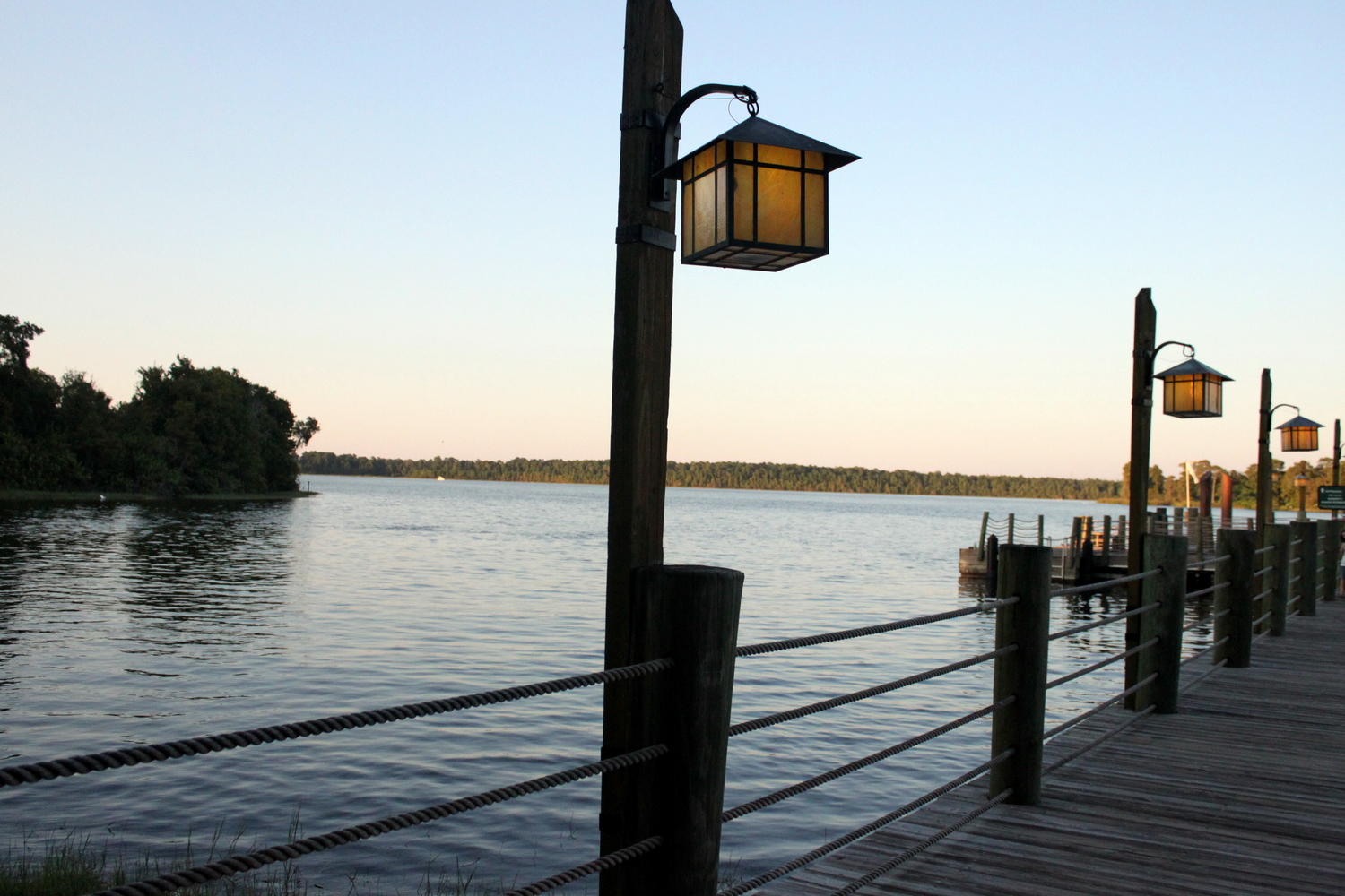 Wilderness Lodge boat dock